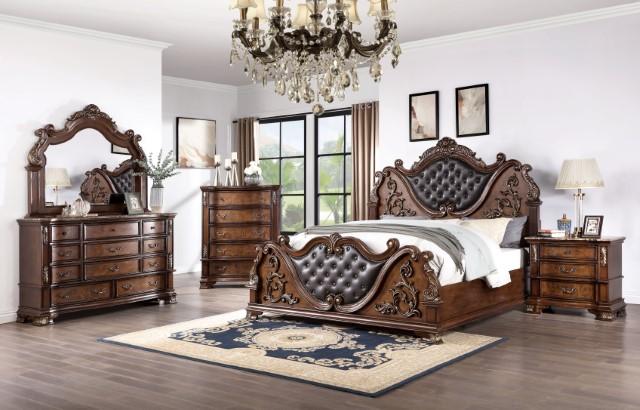 ESPARANZA Dresser, Brown Cherry - LasVegasFurnitureOnline.com