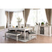 Georgia Antique White/Gray Dining Table - LasVegasFurnitureOnline.com