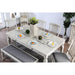 Georgia 6 Pc Dining Table Set with Bench - LasVegasFurnitureOnline.com