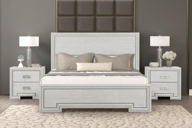 Basilone E.King Bed - LasVegasFurnitureOnline.com