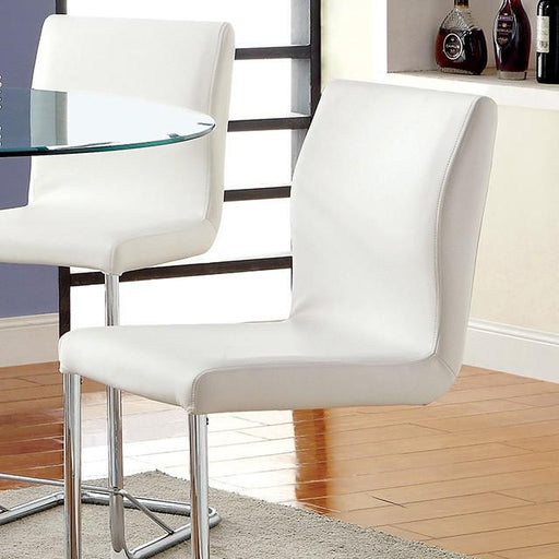 LODIA II White Counter Ht. Chair - LasVegasFurnitureOnline.com