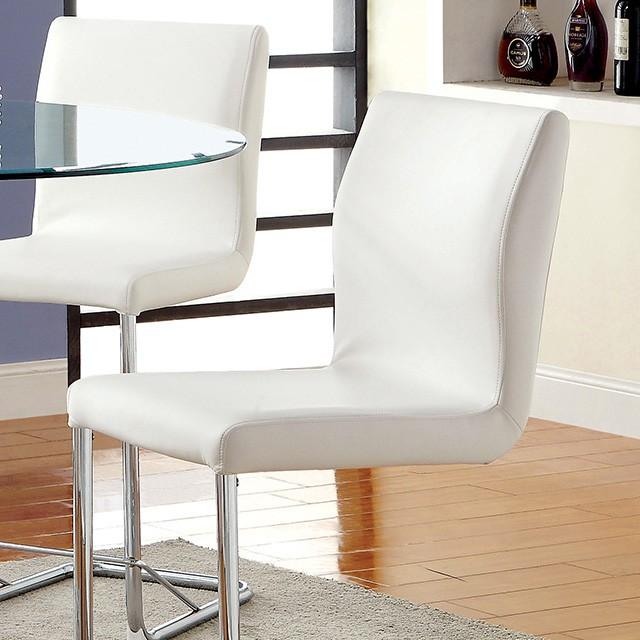 LODIA II White Counter Ht. Chair - LasVegasFurnitureOnline.com