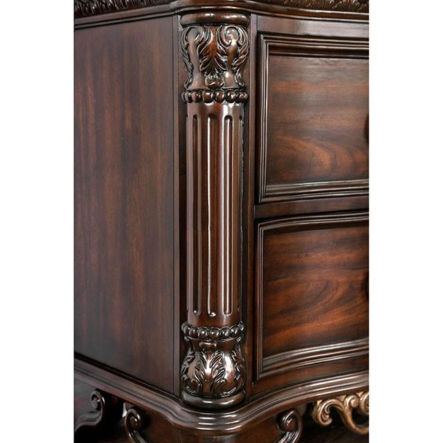 Menodora Brown Cherry Chest - LasVegasFurnitureOnline.com