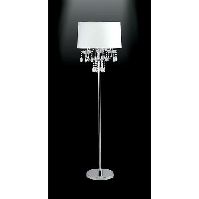 Jada White Floor Lamp - LasVegasFurnitureOnline.com
