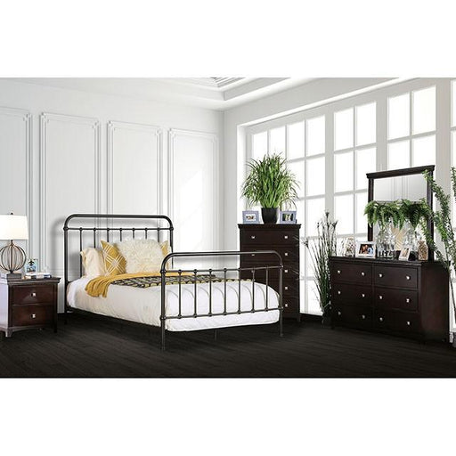 IRIA Dark Bronze Cal.King - LasVegasFurnitureOnline.com