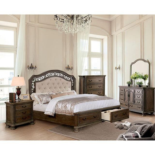Persephone Rustic Natural Tone Mirror - LasVegasFurnitureOnline.com