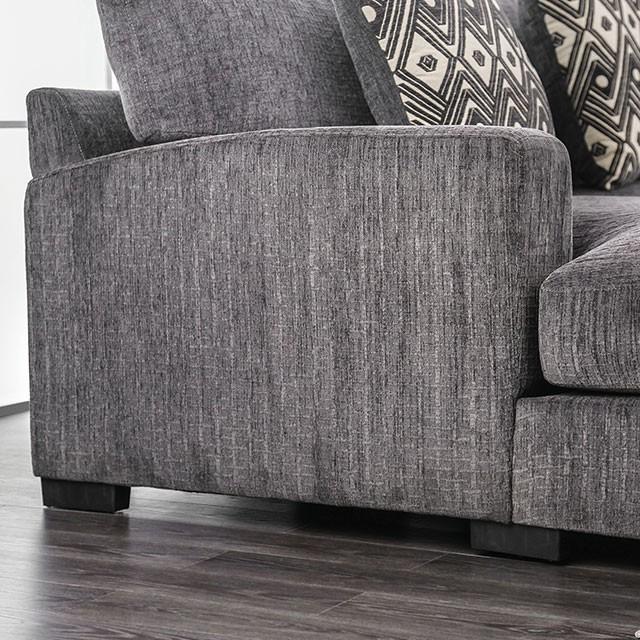 Kaylee Gray U-Shaped Sectional - LasVegasFurnitureOnline.com
