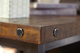 Flexsteel Carpenter Rectangular Coffee Table in Rustic Brown - LasVegasFurnitureOnline.com