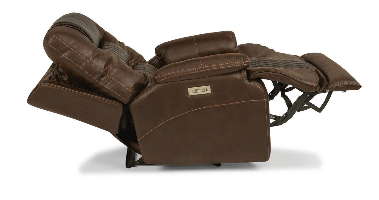Flexsteel Dakota Power Recliner with Power Headrest and Lumbar - LasVegasFurnitureOnline.com