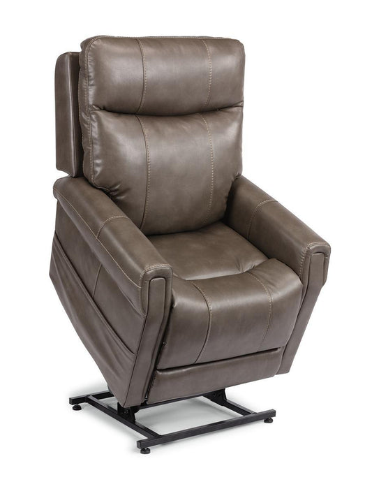 Flexsteel Jenkins Power Lift Recliner with Power Headrest and Lumbar - LasVegasFurnitureOnline.com