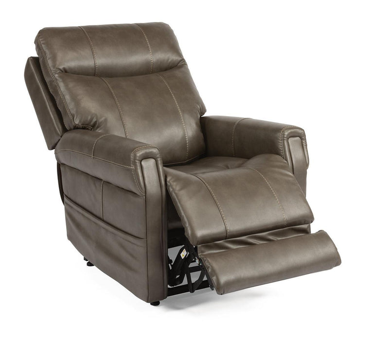 Flexsteel Jenkins Power Lift Recliner with Power Headrest and Lumbar - LasVegasFurnitureOnline.com