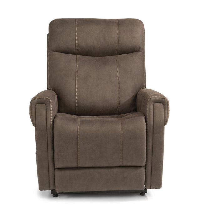 Flexsteel Jenkins Power Lift Recliner with Power Headrest and Lumbar - LasVegasFurnitureOnline.com