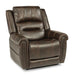 Flexsteel Oscar Power Recliner with Power Headrest and Lumbar - LasVegasFurnitureOnline.com