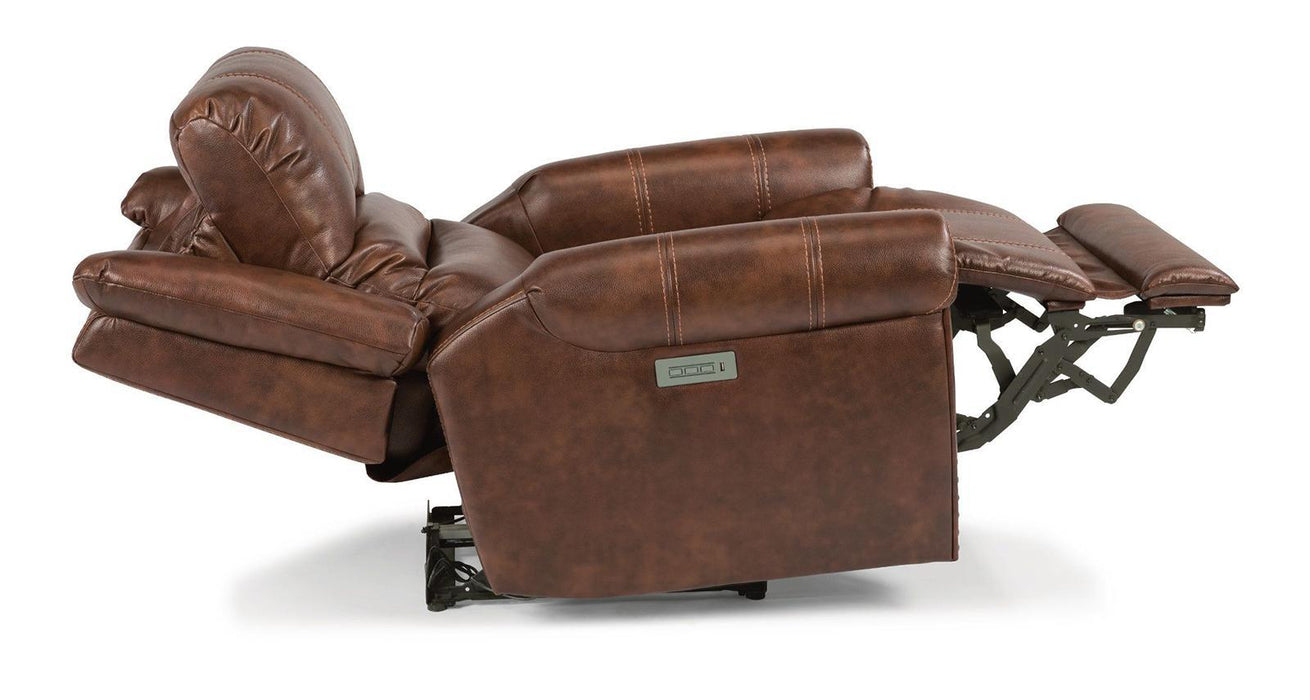Flexsteel Oscar Power Lift Recliner with Power Headrest and Lumbar - LasVegasFurnitureOnline.com