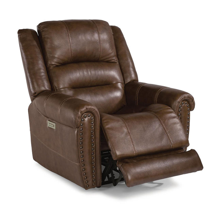 Flexsteel Oscar Power Lift Recliner with Power Headrest and Lumbar - LasVegasFurnitureOnline.com