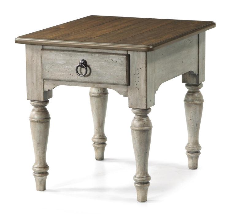 Flexsteel Plymouth End Table in Two-Tone - LasVegasFurnitureOnline.com