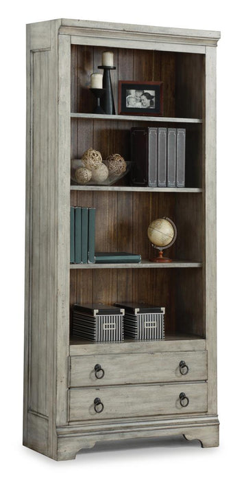 Flexsteel Plymouth File Bookcase in Two-Tone - LasVegasFurnitureOnline.com
