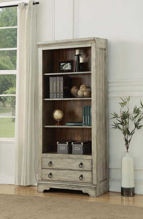 Flexsteel Plymouth File Bookcase in Two-Tone - LasVegasFurnitureOnline.com