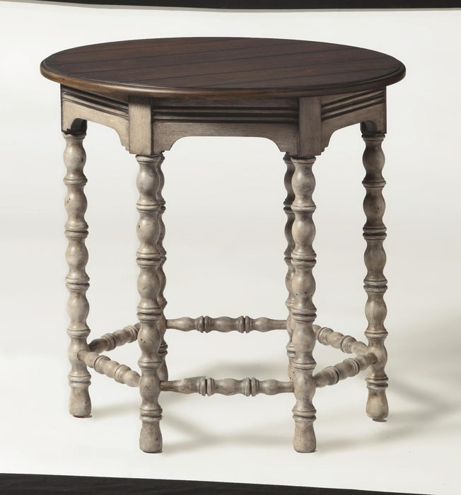 Flexsteel Plymouth Lamp Table in Two-Tone - LasVegasFurnitureOnline.com