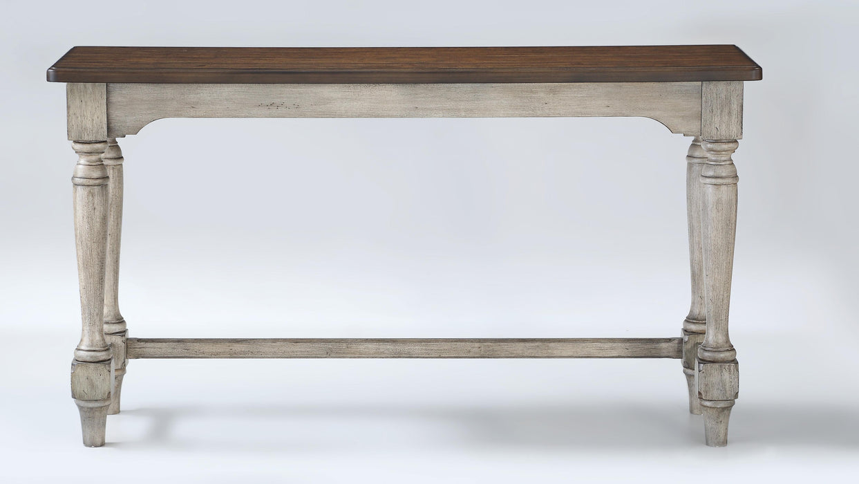 Flexsteel Plymouth Sofa Table in Two-Tone - LasVegasFurnitureOnline.com