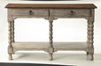 Flexsteel Plymouth Sofa Table with Drawer in Two-Tone - LasVegasFurnitureOnline.com