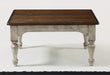 Flexsteel Plymouth Square Cocktail Table in Two-Tone - LasVegasFurnitureOnline.com