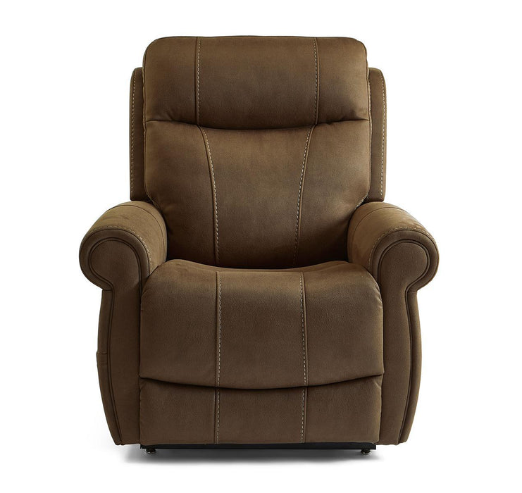 Flexsteel Stewart Power Lift Recliner with Power Headrest and Lumbar - LasVegasFurnitureOnline.com