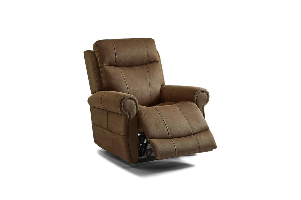 Flexsteel Stewart Power Lift Recliner with Power Headrest and Lumbar - LasVegasFurnitureOnline.com