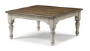 Flexsteel Plymouth Square Cocktail Table in Two-Tone - LasVegasFurnitureOnline.com