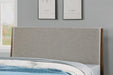 Flexsteel Wynwood Ludwig Upholstered Queen Platform Bed in Medium Brown - LasVegasFurnitureOnline.com