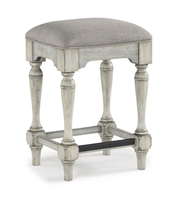 Flexsteel Wynwood Plymouth Bar Stool in Gray (Set of 2) - LasVegasFurnitureOnline.com