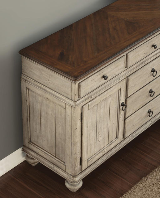 Flexsteel Wynwood Plymouth Buffet in Two-Toned - LasVegasFurnitureOnline.com