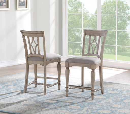 Flexsteel Wynwood Plymouth Counter Chair (Set of 2) in Gray - LasVegasFurnitureOnline.com
