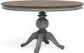Flexsteel Wynwood Plymouth Round Pedestal Dining Table in Two-Toned - LasVegasFurnitureOnline.com
