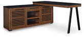 Kallari Credenza with Desk Return - LasVegasFurnitureOnline.com