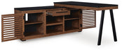 Kallari Credenza with Desk Return - LasVegasFurnitureOnline.com