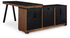 Kallari Credenza with Desk Return - LasVegasFurnitureOnline.com