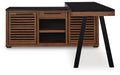 Kallari Credenza with Desk Return - LasVegasFurnitureOnline.com
