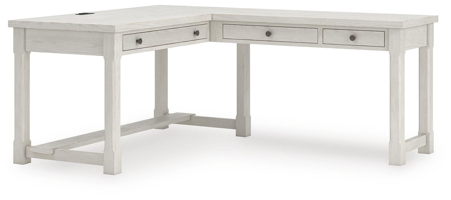 Robbinsdale L-Shaped Home Office Desk - LasVegasFurnitureOnline.com
