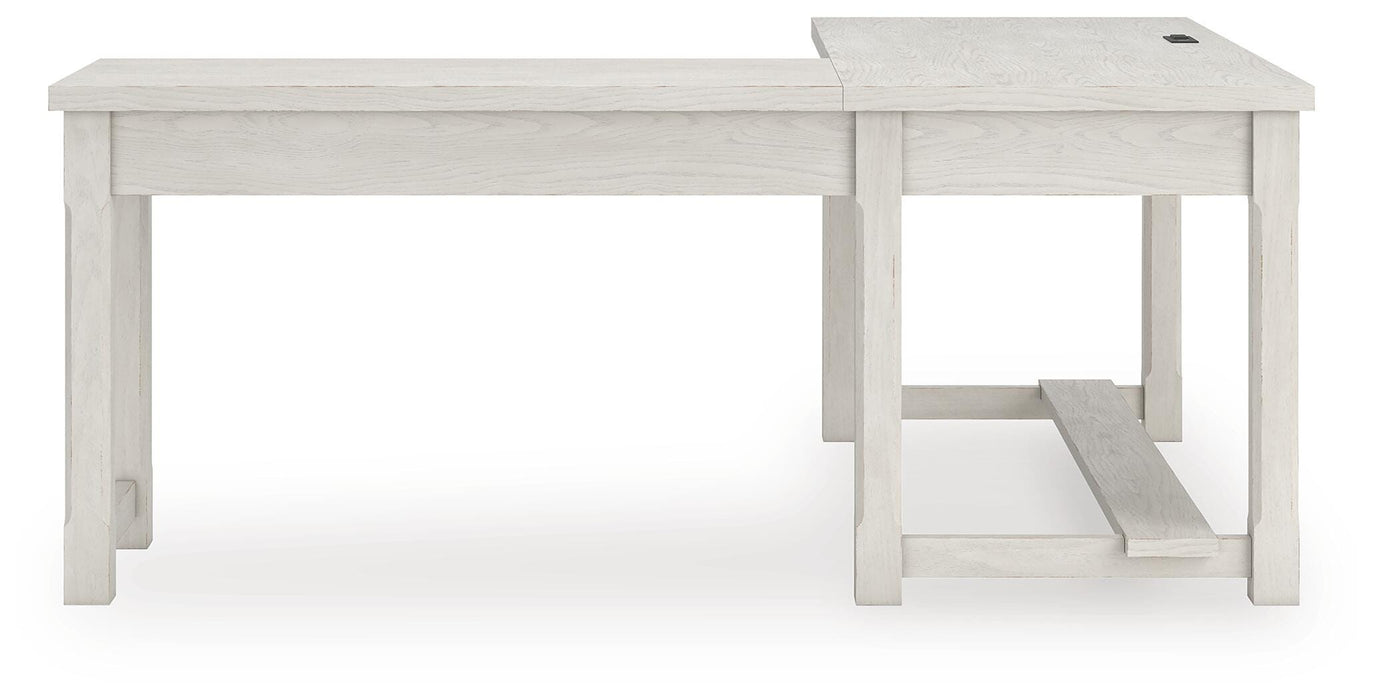 Robbinsdale L-Shaped Home Office Desk - LasVegasFurnitureOnline.com