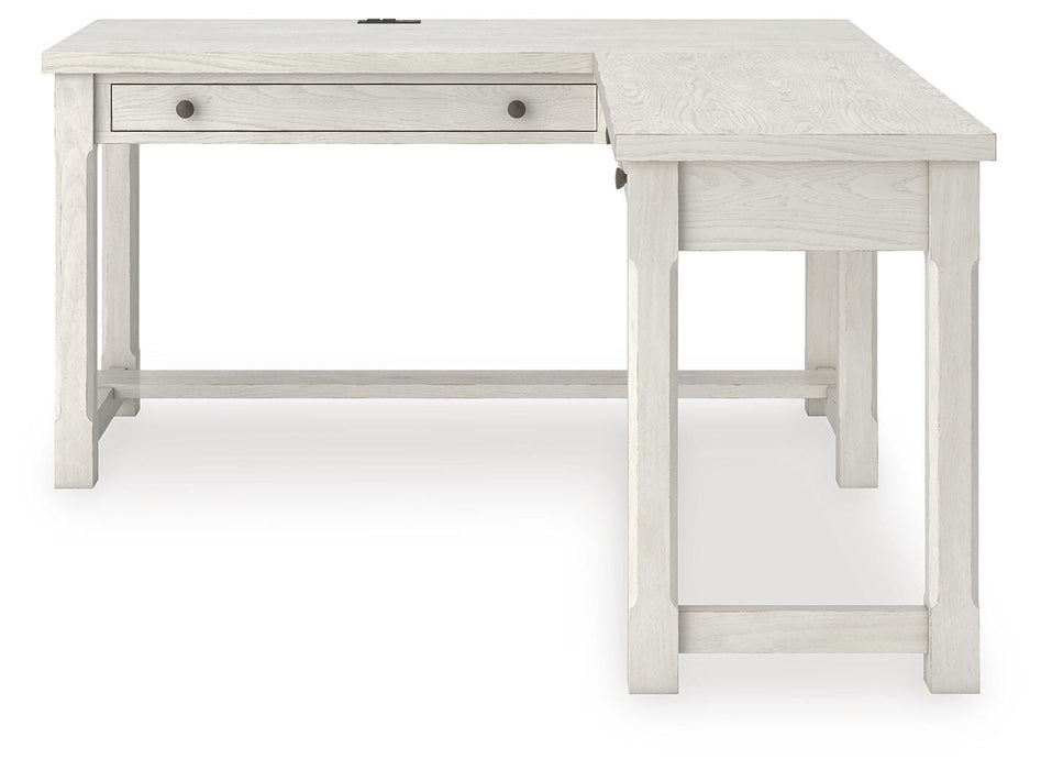 Robbinsdale L-Shaped Home Office Desk - LasVegasFurnitureOnline.com