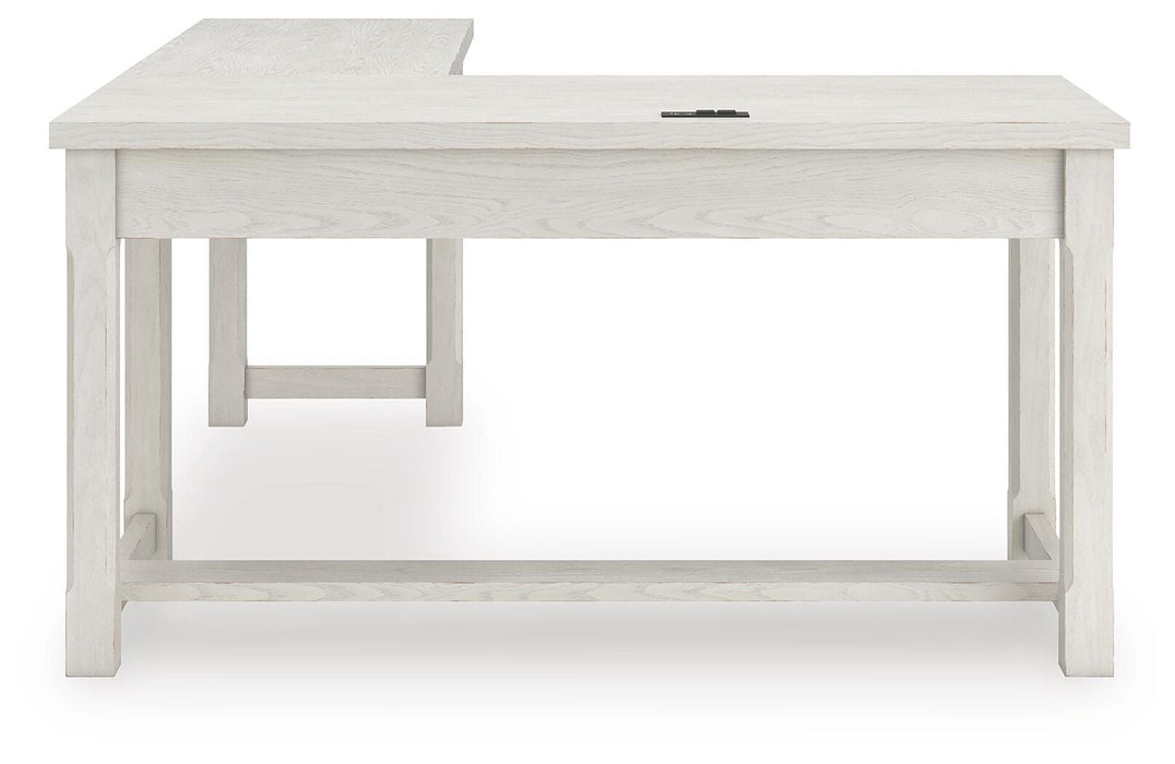 Robbinsdale L-Shaped Home Office Desk - LasVegasFurnitureOnline.com