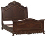 Homelegance Deryn Park Queen Sleigh Bed in Cherry 2243SL-1 - LasVegasFurnitureOnline.com
