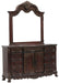 Homelegance Deryn Park Mirror in Cherry 2243-6 - LasVegasFurnitureOnline.com