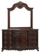 Homelegance Deryn Park Mirror in Cherry 2243-6 - LasVegasFurnitureOnline.com