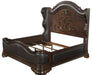 Homelegance Royal Highlands Queen Upholstered Panel Bed in Rich Cherry 1603-1 - LasVegasFurnitureOnline.com