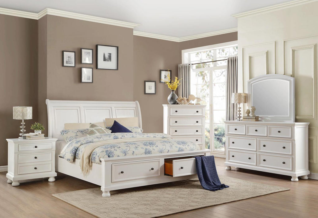 Homelegance Laurelin 5 Drawer Chest in White 1714W-9 - LasVegasFurnitureOnline.com