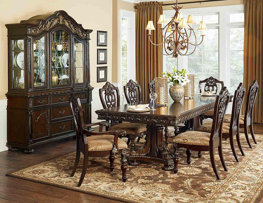 Homelegance Catalonia Buffet with Hutch in Cherry 1824-50-55 - LasVegasFurnitureOnline.com