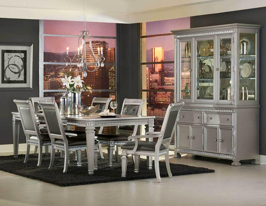Homelegance Bevelle Side Chair in Silver (Set of 2) 1958S - LasVegasFurnitureOnline.com