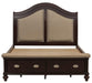 Homelegance Marston Queen Sleigh Storage Bed in Dark Cherry 2615DC-1 - LasVegasFurnitureOnline.com